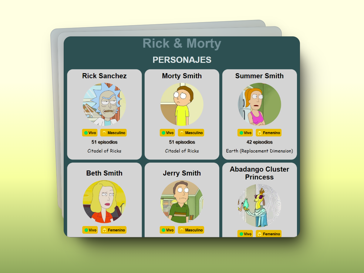 Rick and Morty API